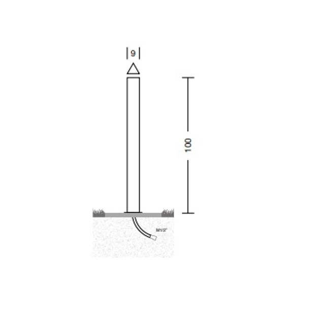 Vendita online Colonna idrica triangolare bronzo metal